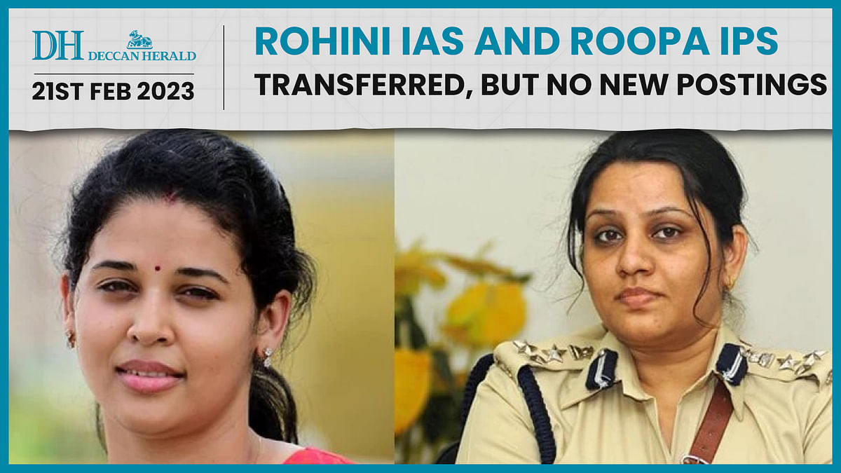 Catfight in Karnataka: Rohini Sindhuri IAS, Roopa IPS transferred without new postings
