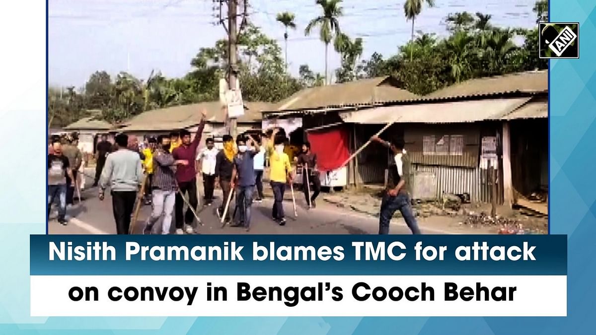 Nisith Pramanik blames TMC for attack on convoy in Bengal’s Cooch Behar