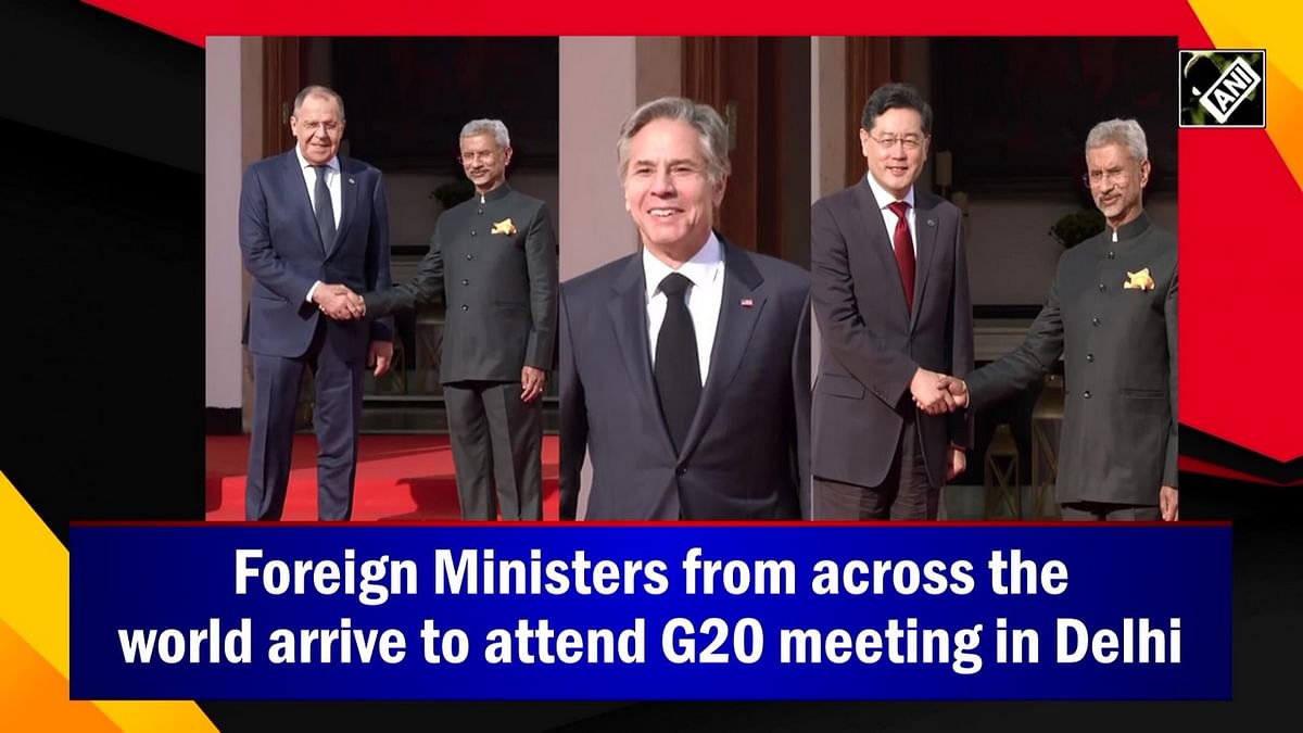 Foreign Ministers arrive to attend G20 meeting in Delhi