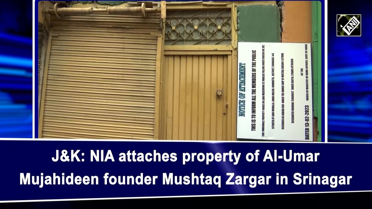 J&K: NIA attaches property of Al-Umar Mujahideen founder Mushtaq Zargar in Srinagar
