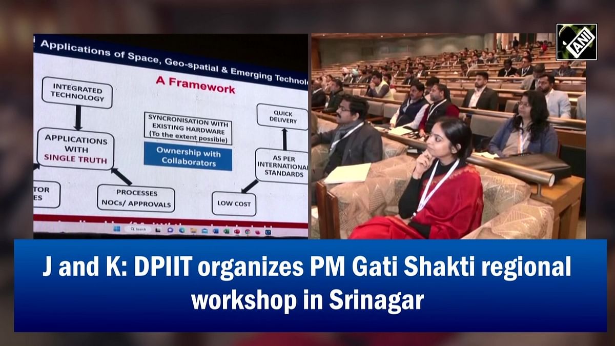 J&K: DPIIT organizes PM Gati Shakti regional workshop in Srinagar
