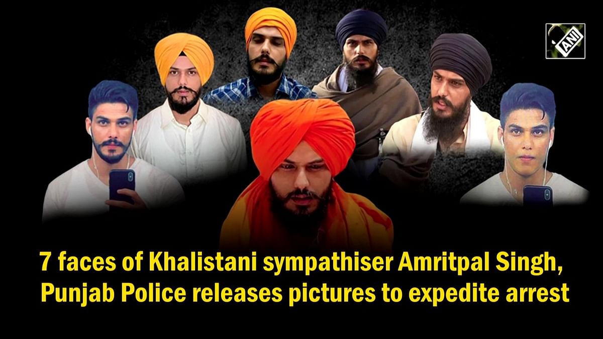 Punjab Police release 7 pictures of Amritpal Singh in different attires to expedite his arrest