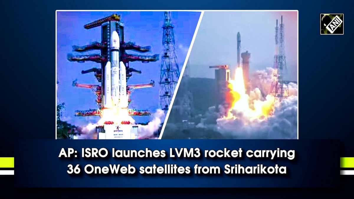 ISRO launches LVM3 rocket carrying 36 satellites