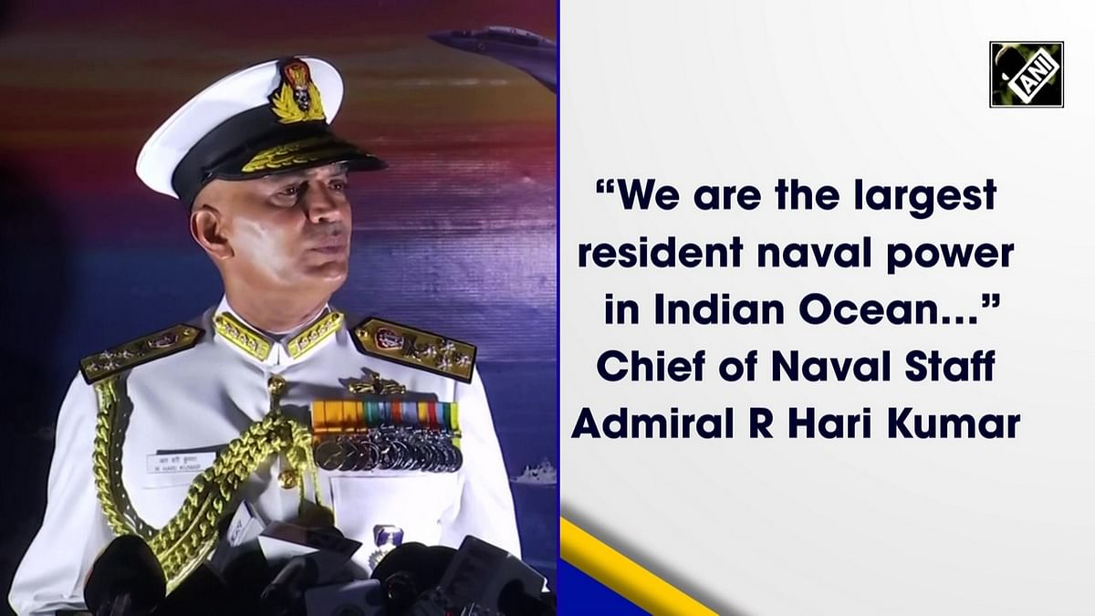 'We are the largest resident naval power in Indian Ocean…' Chief of Naval Staff Admiral R Hari Kumar