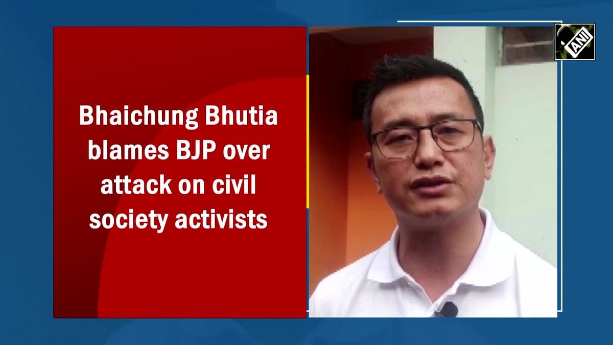 Bhaichung Bhutia blames BJP over attack on civil society activists
