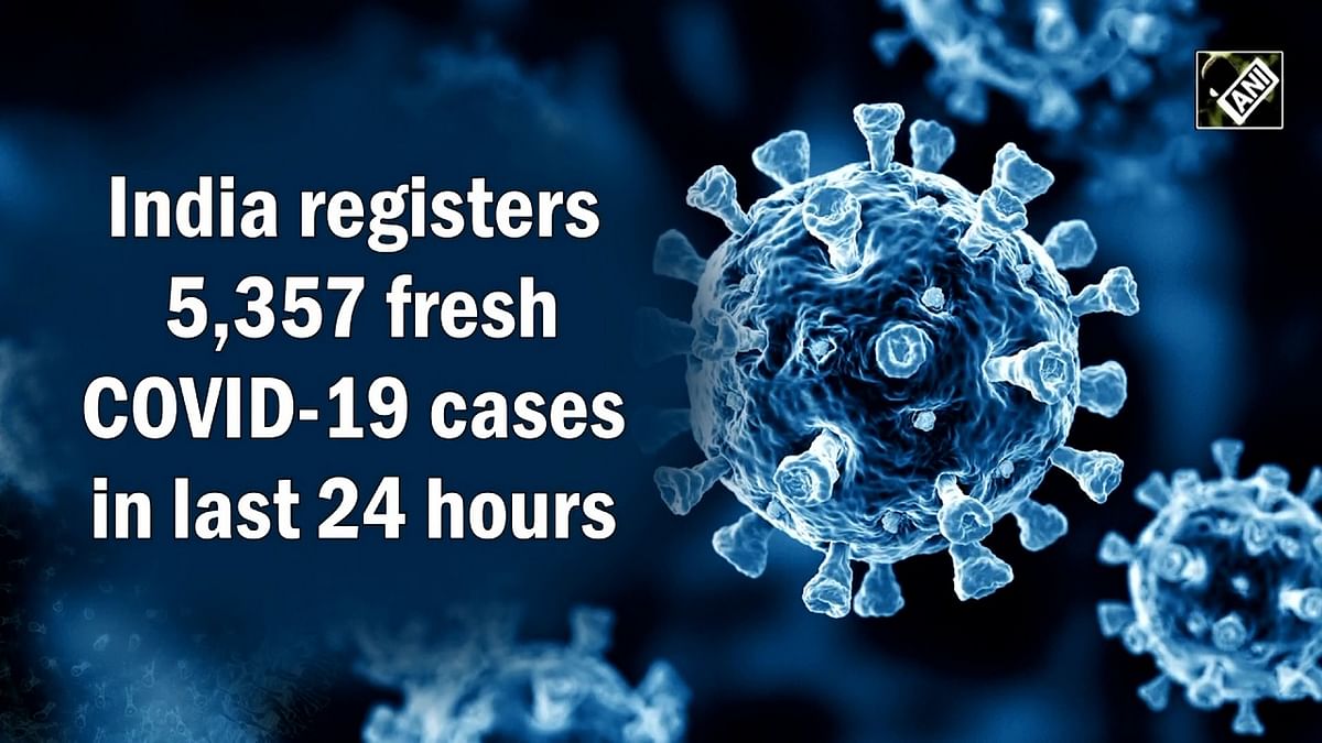 India registers 5,357 fresh Covid-19 cases in last 24 hours