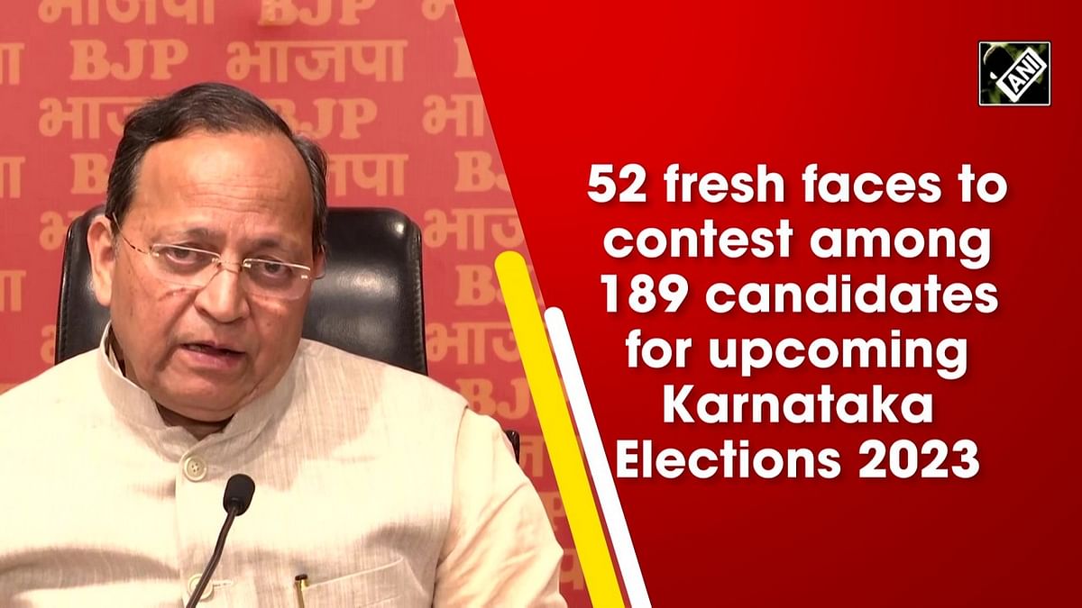 Karnataka Elections 2023: 52 fresh faces to contest among 189 candidates