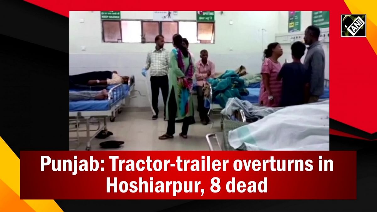 Punjab: Tractor-trailer overturns in Hoshiarpur, 8 dead