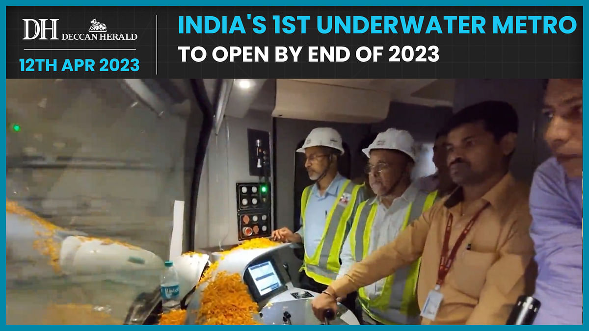 Kolkata successfully conducts test run of India's first underwater metro