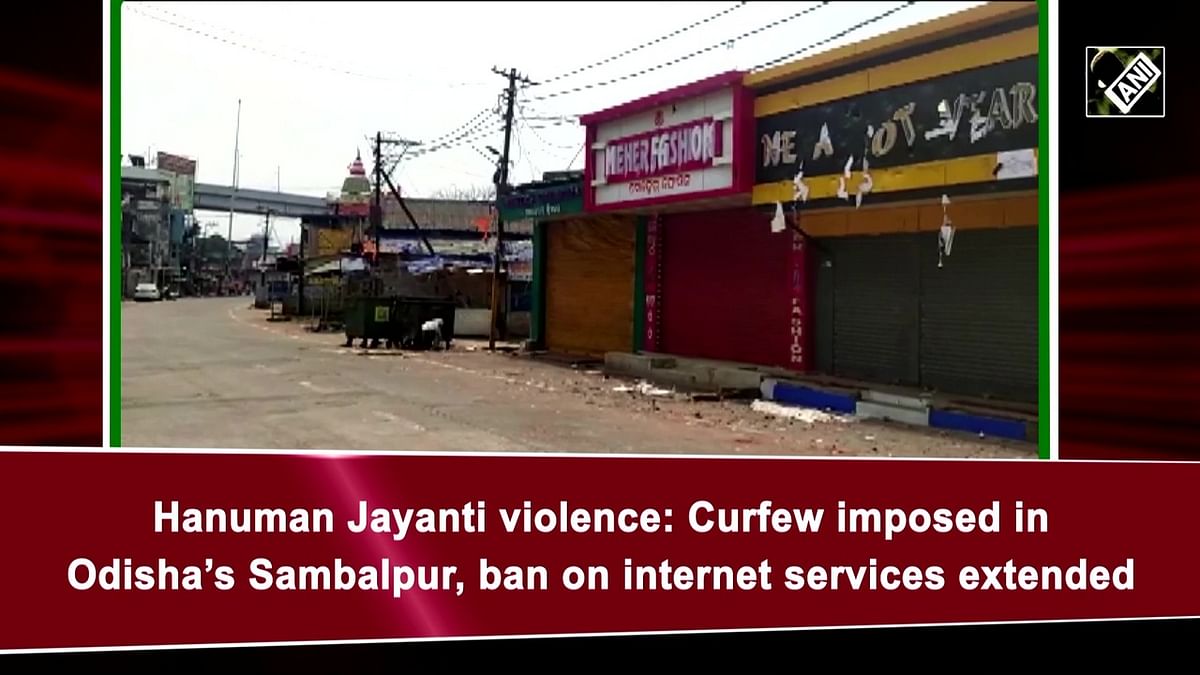 Hanuman Jayanti violence: Curfew imposed in Odisha’s Sambalpur, ban on internet services extended