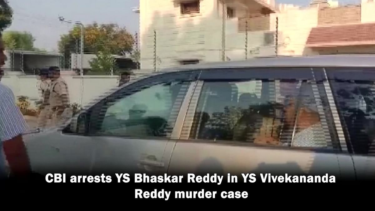 CBI arrests Andhra CM Jagan's uncle YS Bhaskar Reddy in YS Vivekananda Reddy murder case