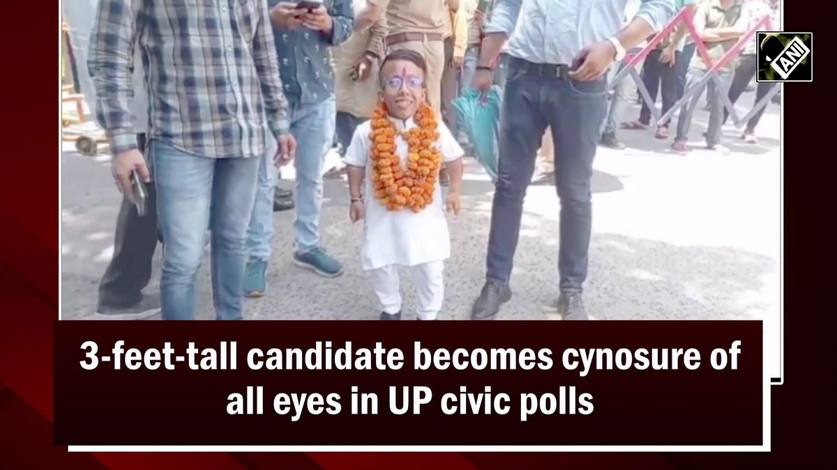 3-feet-tall candidate becomes cynosure of all eyes in UP civic polls