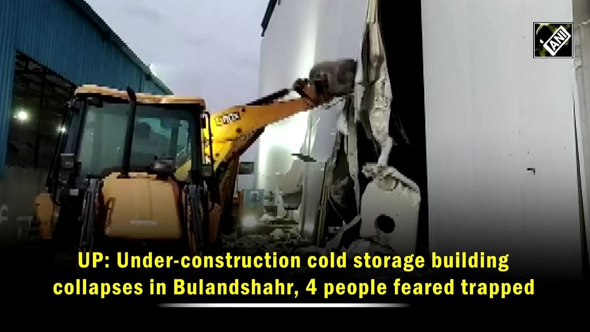 Under-construction building collapses in UP's Bulandshahr