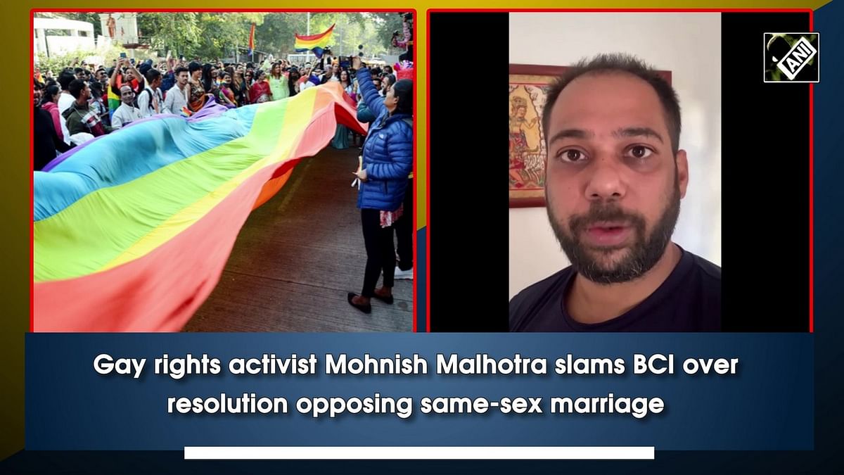 Gay rights activist Mohnish Malhotra slams BCI over resolution opposing same-sex marriage