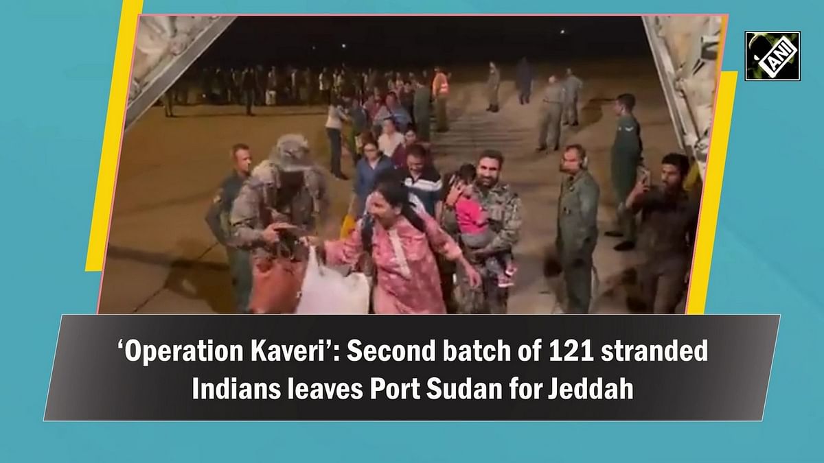 ‘Operation Kaveri’: Second batch of 121 stranded Indians leaves Port Sudan for Jeddah