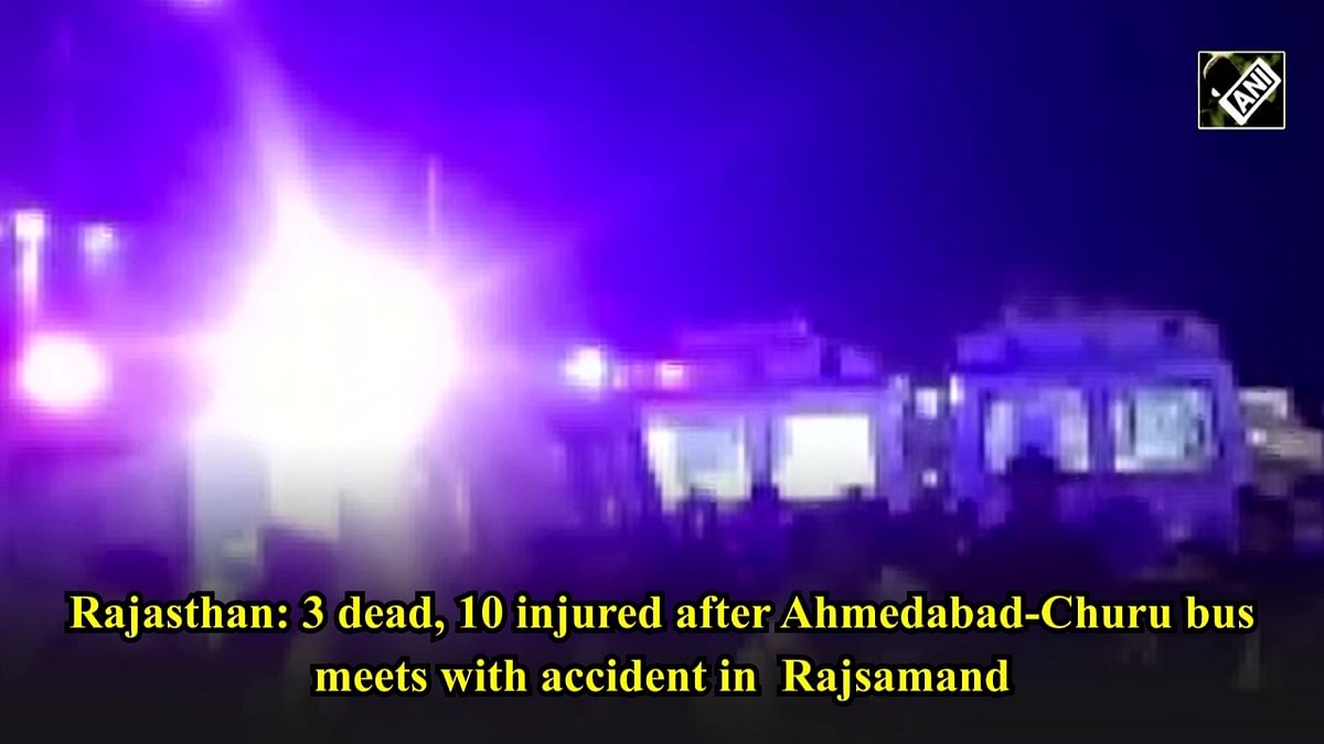 Rajasthan: 3 dead, 11 injured after Ahmedabad-Churu bus accident