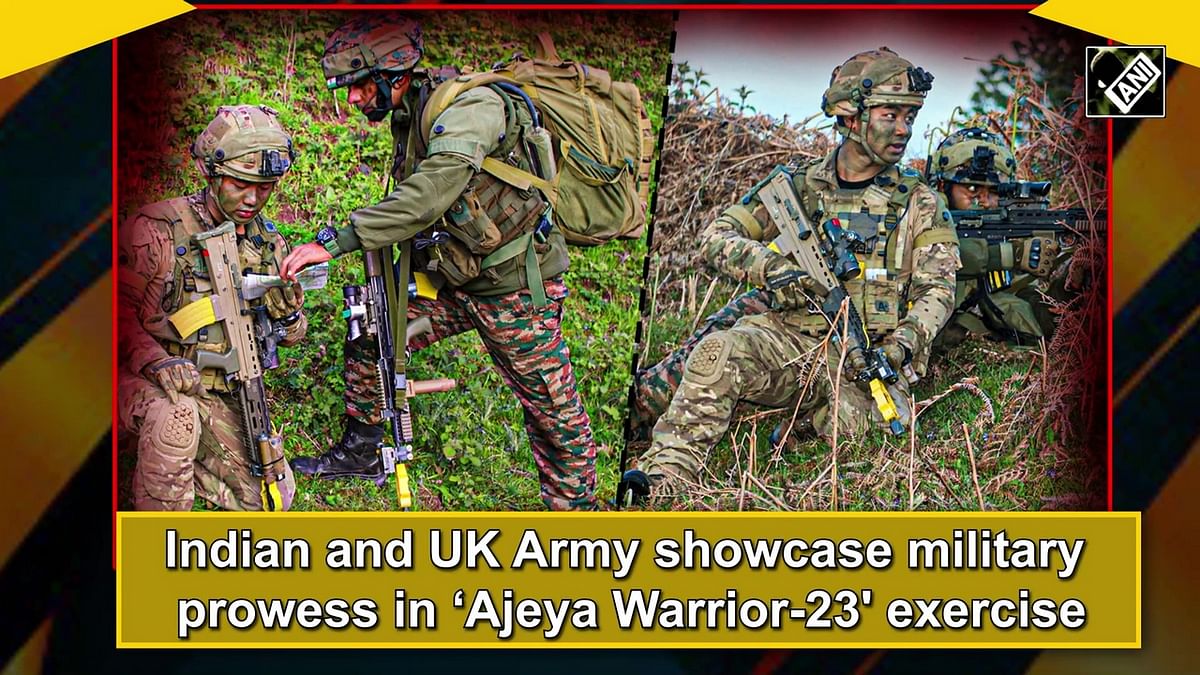 Indian and UK Army showcase military prowess in ‘Ajeya Warrior-23' exercise