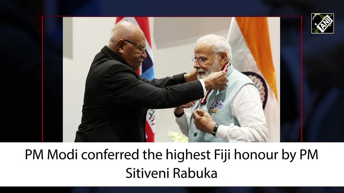 PM Modi conferred with Fiji's highest honour 