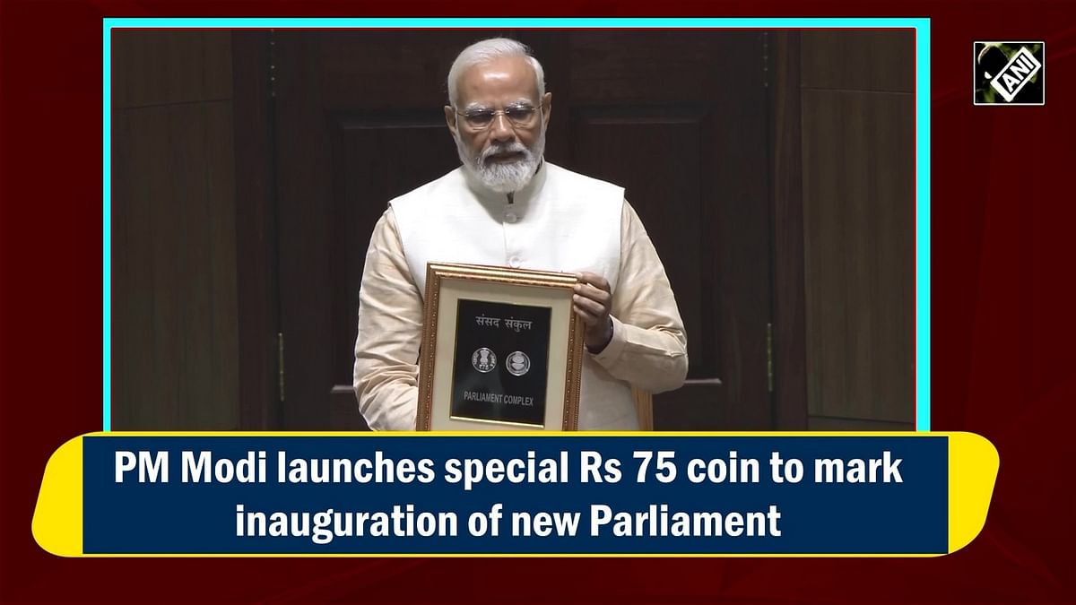 PM launches Rs 75 coin to mark Parliament inauguration 