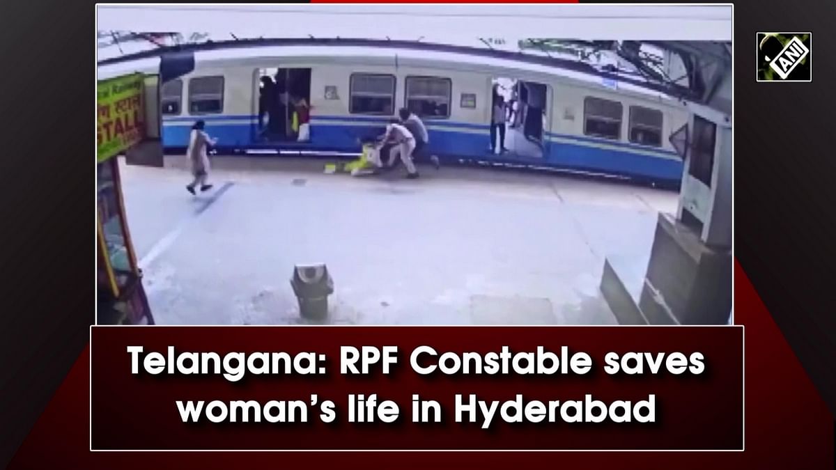Telangana: RPF Constable saves woman’s life in Hyderabad