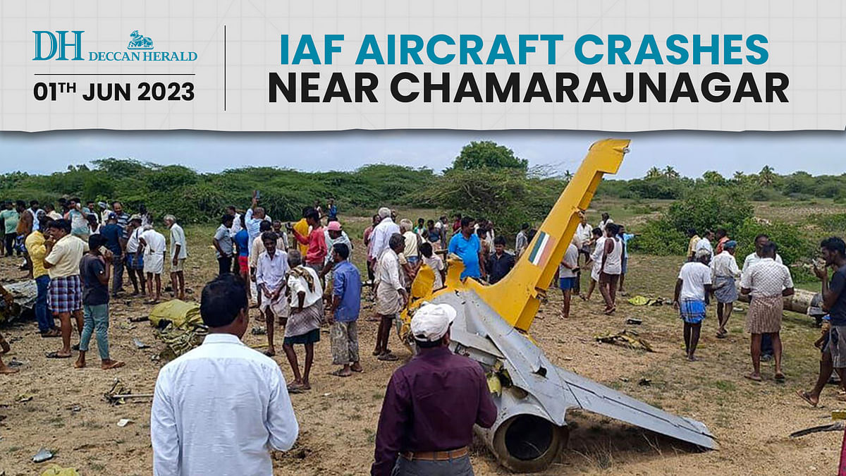 IAF's Surya Kiran aircraft crashes near Chamarajanagar in Karnataka