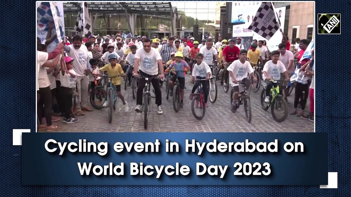 Cycling event in Hyderabad on World Bicycle Day 2023