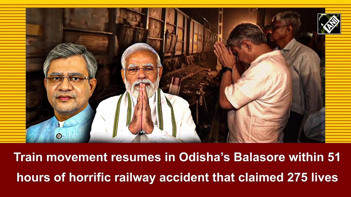 Train movement resumes in Odisha’s Balasore within 51 hours of horrific railway accident