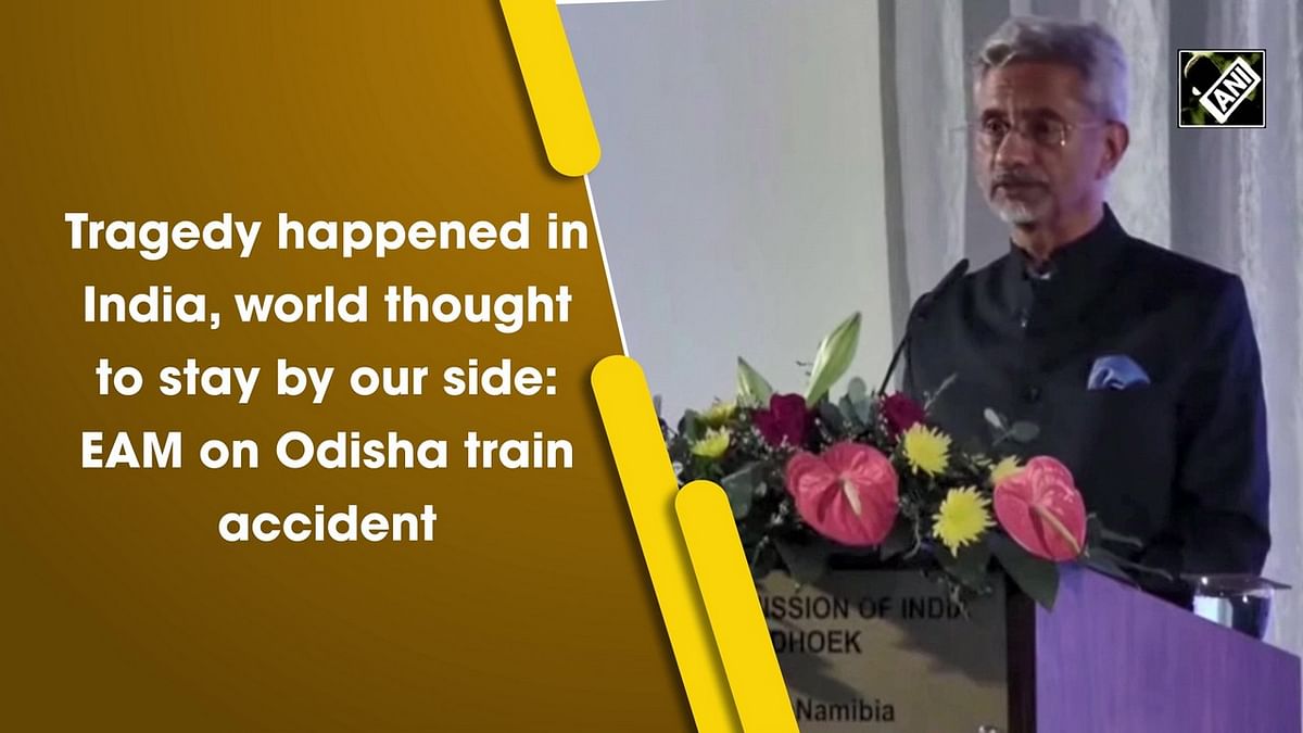 Tragedy happened in India, world thought to stay by our side: EAM on Odisha train accident