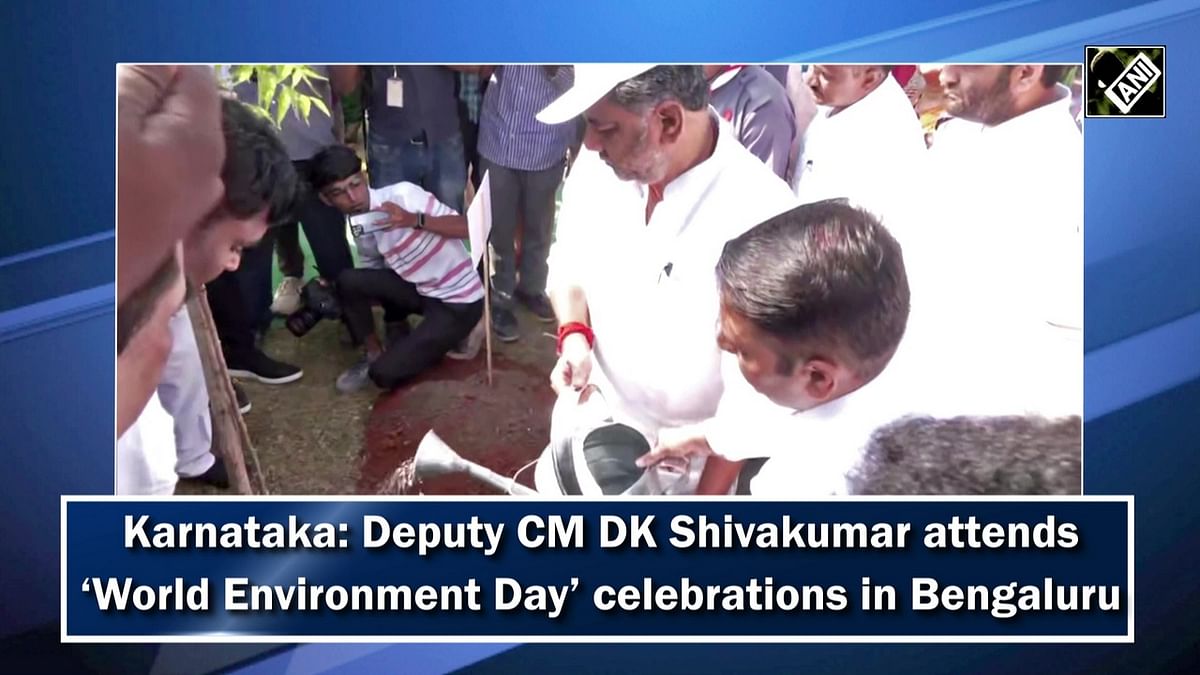 Deputy CM DK Shivakumar attends ‘World Environment Day’ celebrations in Bengaluru