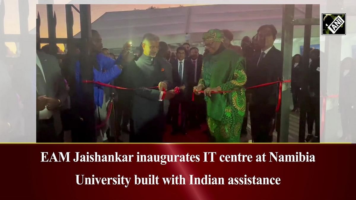 EAM Jaishankar inaugurates IT centre at Namibia University built with Indian assistance