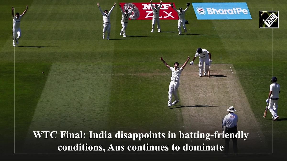 WTC Final: India disappoints in batting-friendly conditions, Aus continues to dominate