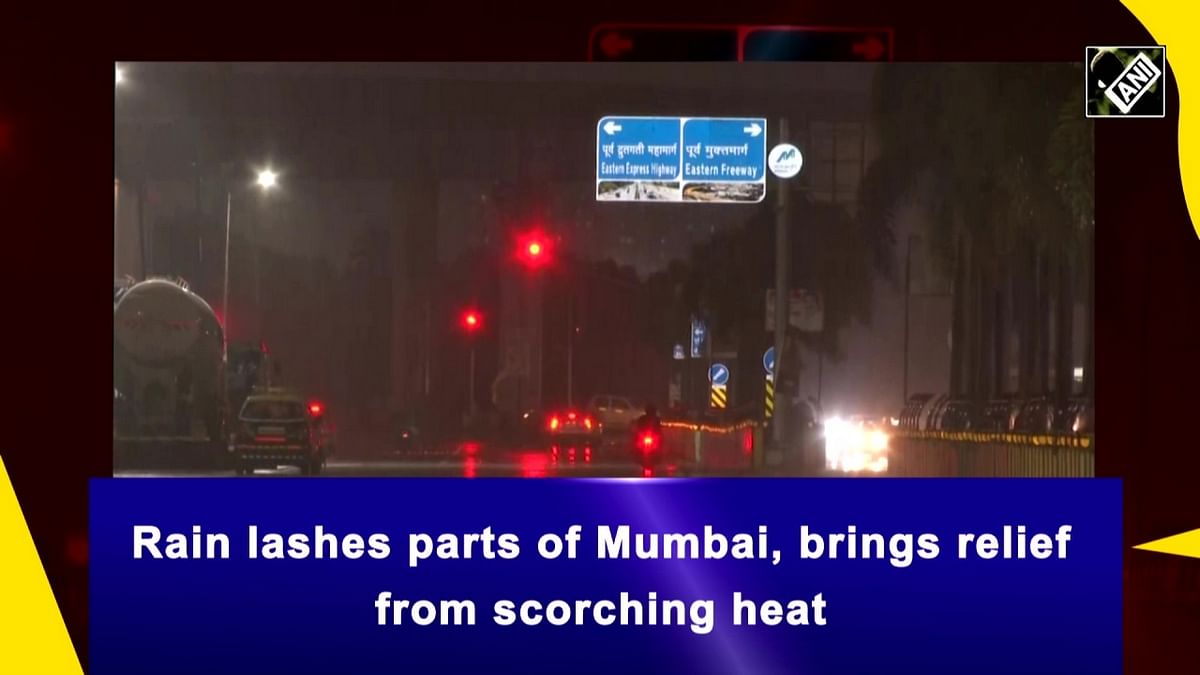 Rain lashes parts of Mumbai, brings relief from scorching heat