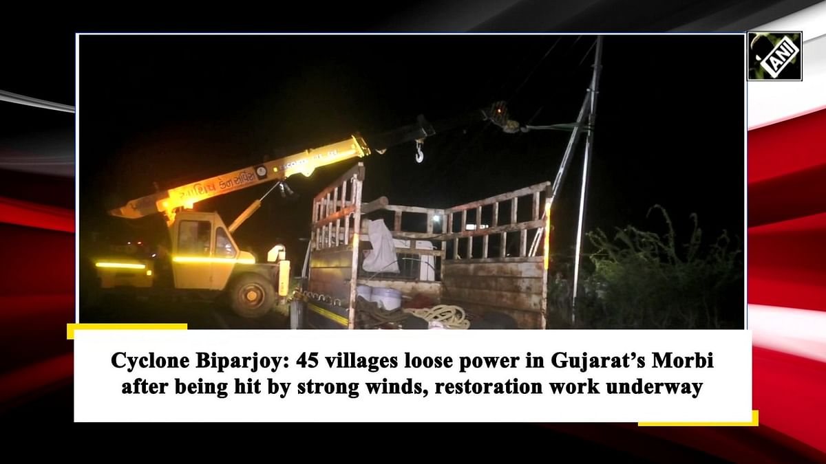 Cyclone Biparjoy: 45 villages loose power in Gujarat’s Morbi after being hit by strong winds, restoration work underway 