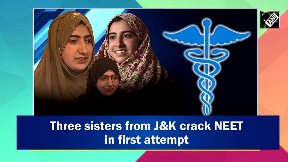 Three sisters from J&K crack NEET in first attempt