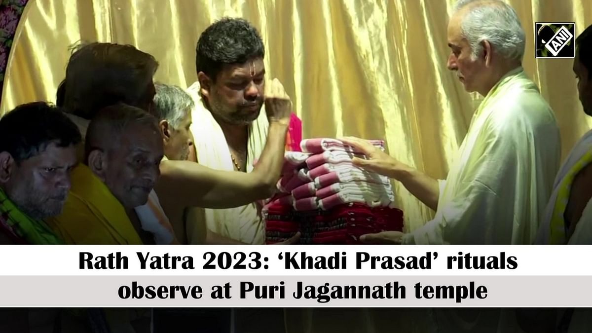 ‘Khadi Prasad’ ritual starts at Puri's Jagannath temple