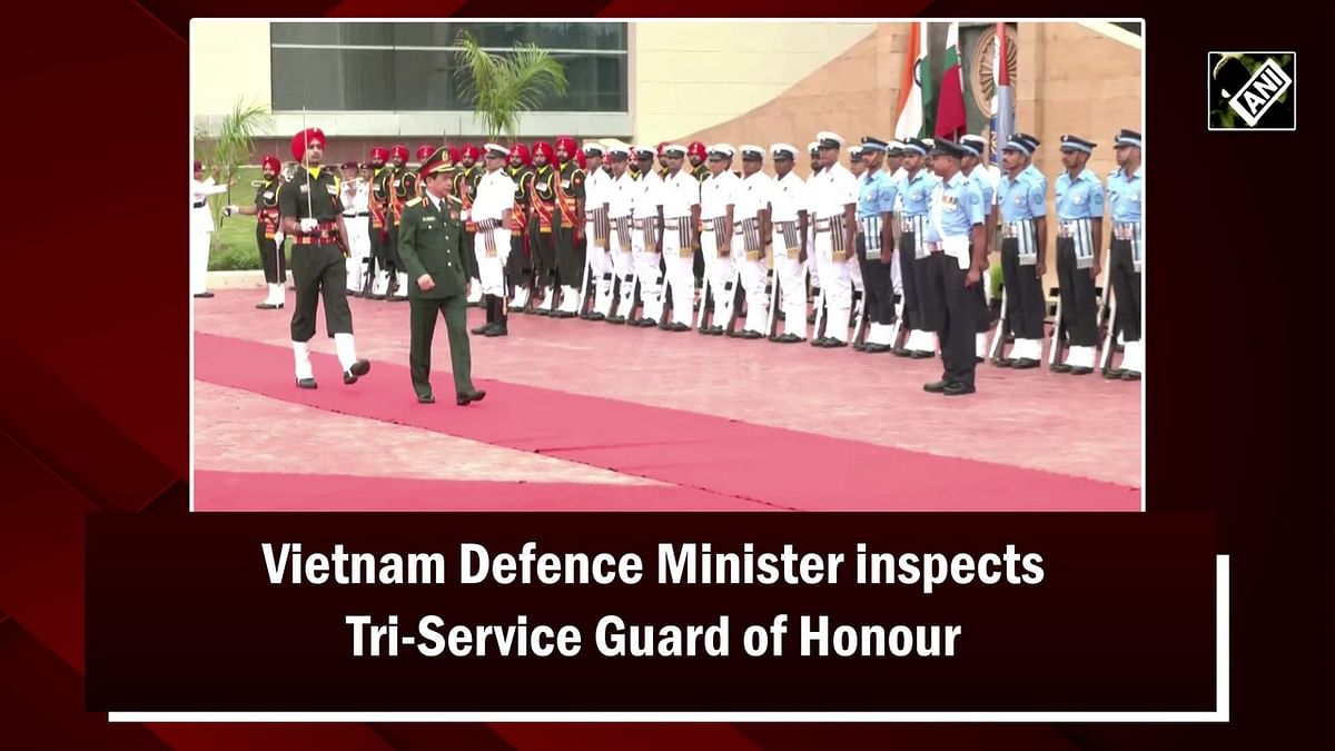Vietnam Defence Minister inspects Tri-Service Guard of Honour