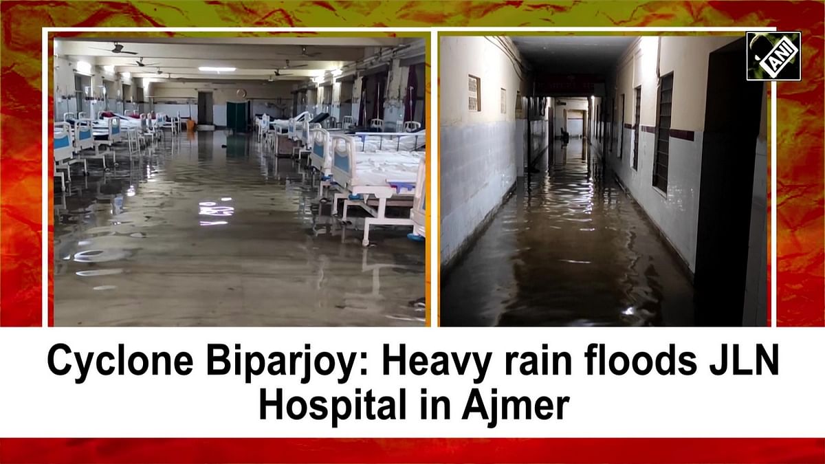 Cyclone Biparjoy: Heavy rain floods JLN Hospital in Ajmer