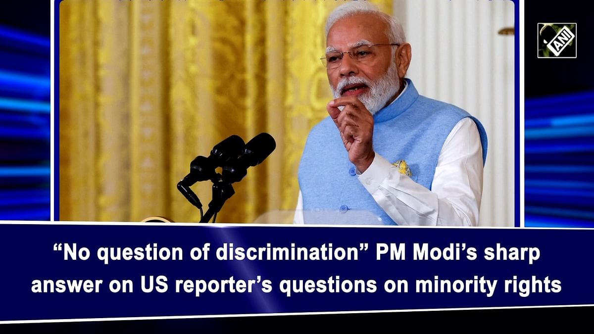 'No question of discrimination' PM Modi’s sharp answer on US reporter’s questions on minority rights
