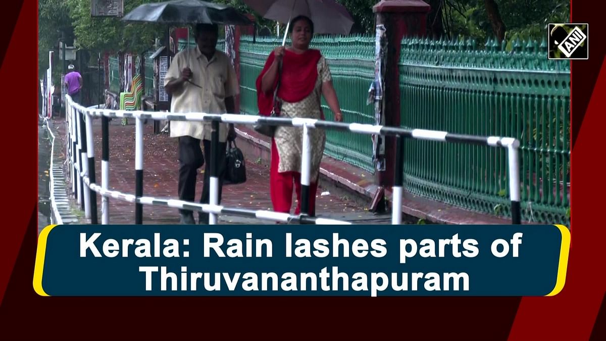Kerala: Rain lashes parts of Thiruvananthapuram