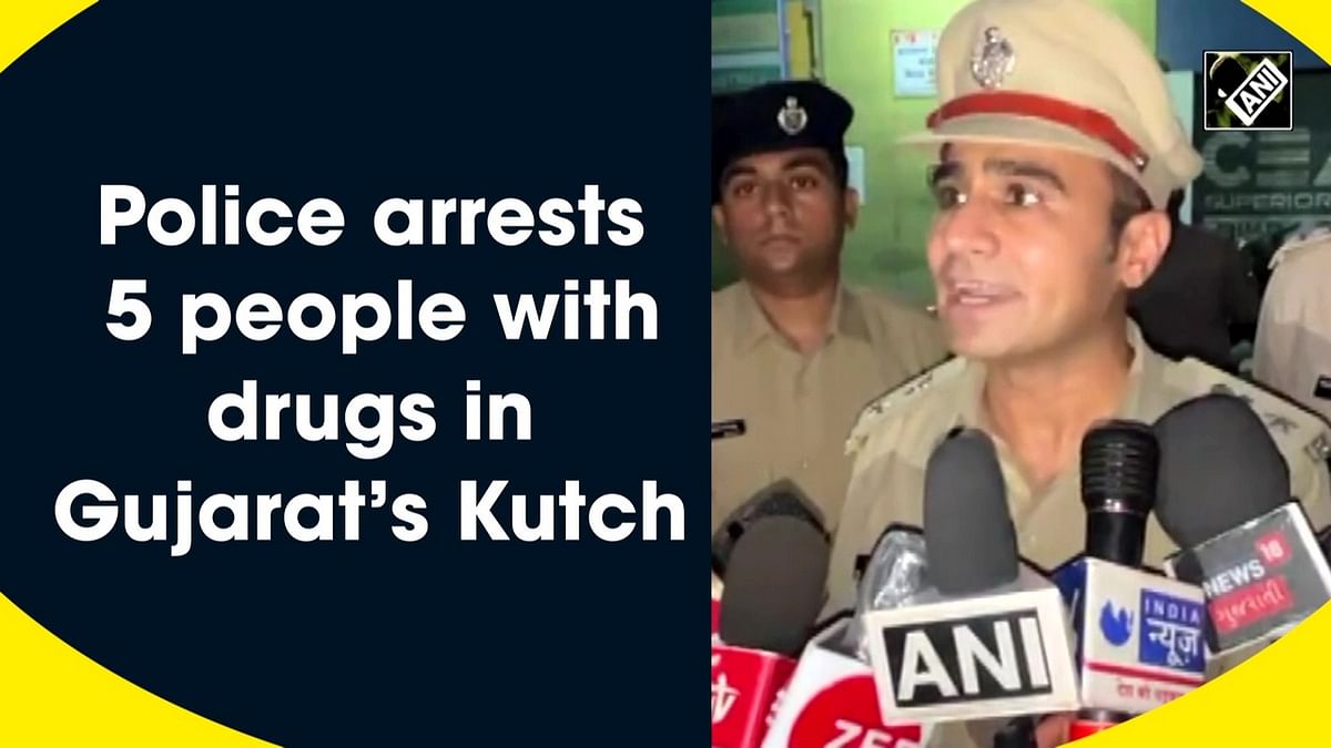 Police arrests 5 people with drugs in Gujarat’s Kutch