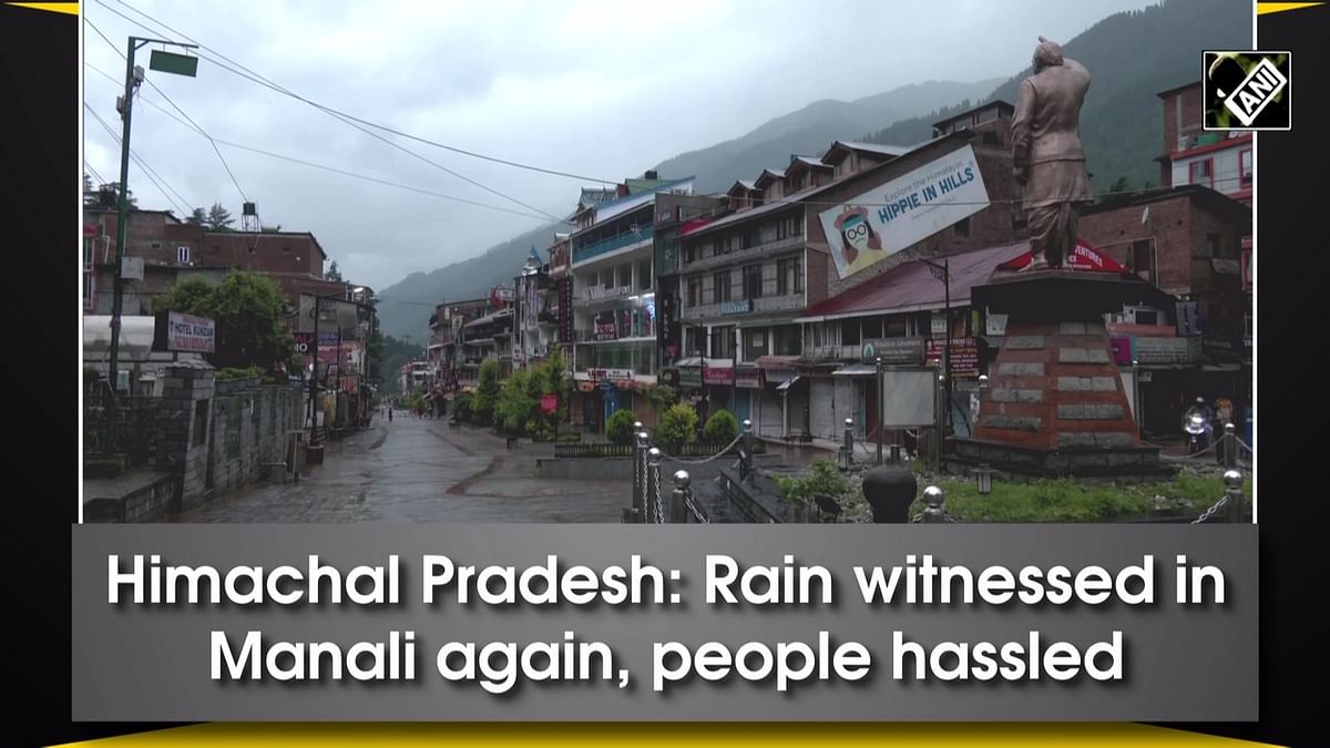 Himachal Pradesh: Rain witnessed in Manali again, people hassled