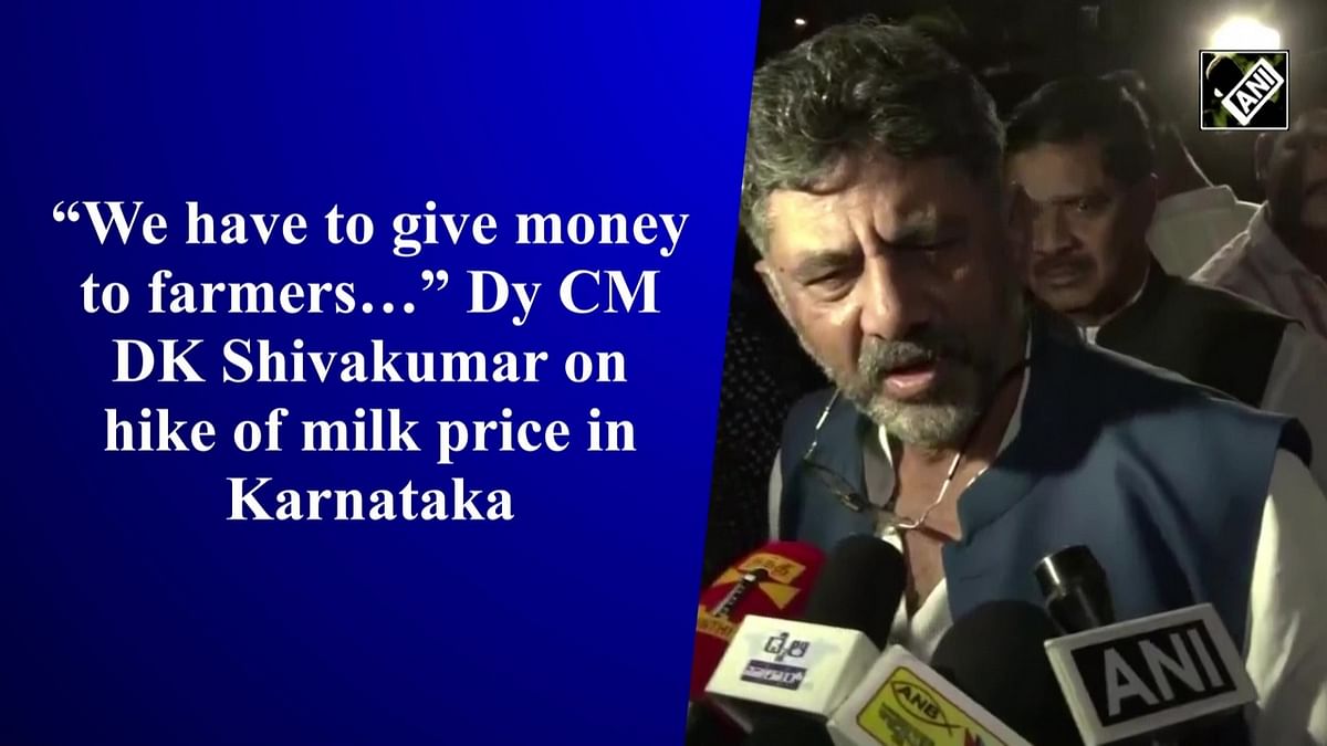 'We have to give money to farmers…' Dy CM DK Shivakumar on hike of milk price in Karnataka