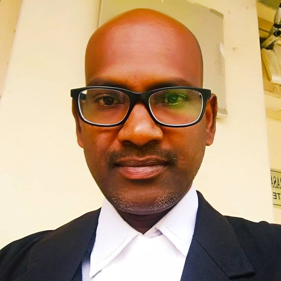 Dr B Karthik Navayan, a lawyer in Hyderabad high court.