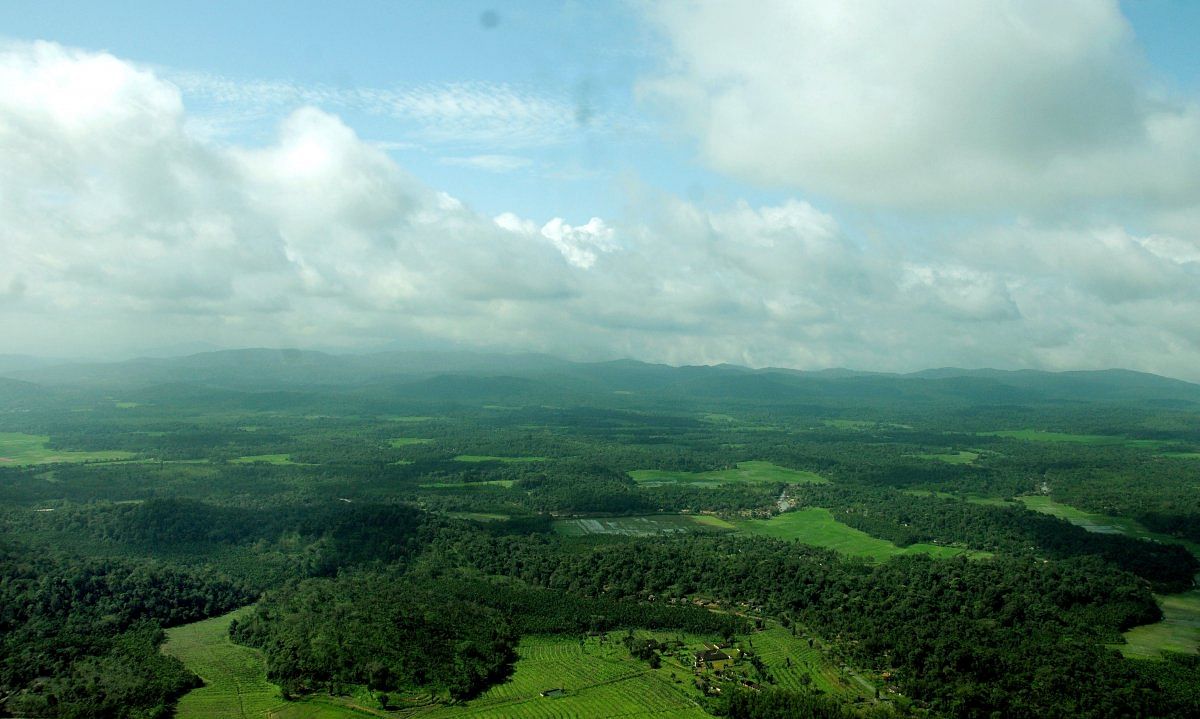 The view from Kundadri Hill near Agumbe
