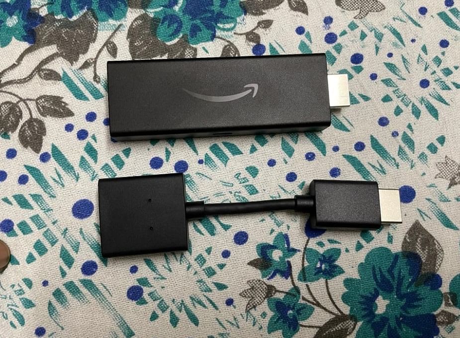 Amazon Fire TV Stick with extender cord. Credit: DH Photo/KVN Rohit