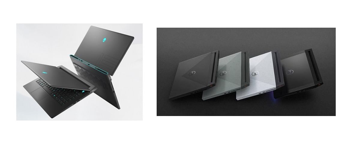 From left to right-- Alienware laptop and Dell laptop. Credit: AMD