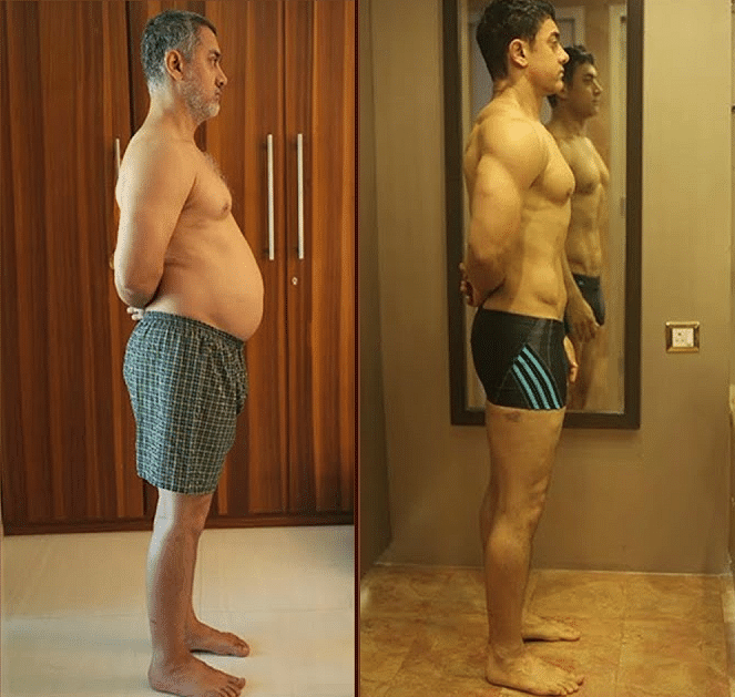 Aamir Khan gained 25 kilosin six months and lost 13 kilosin three weeks for ‘Dangal’.