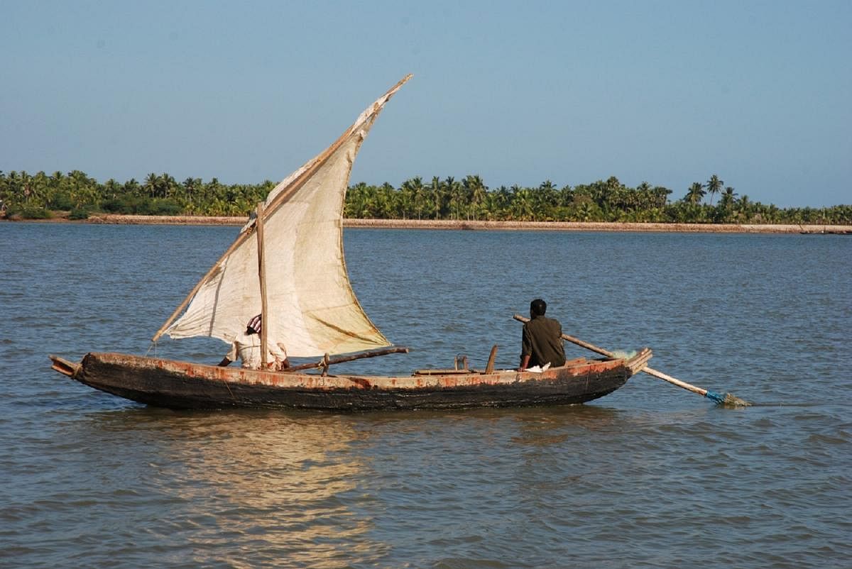 Drifting down the Konaseema backwaters of River Godavari