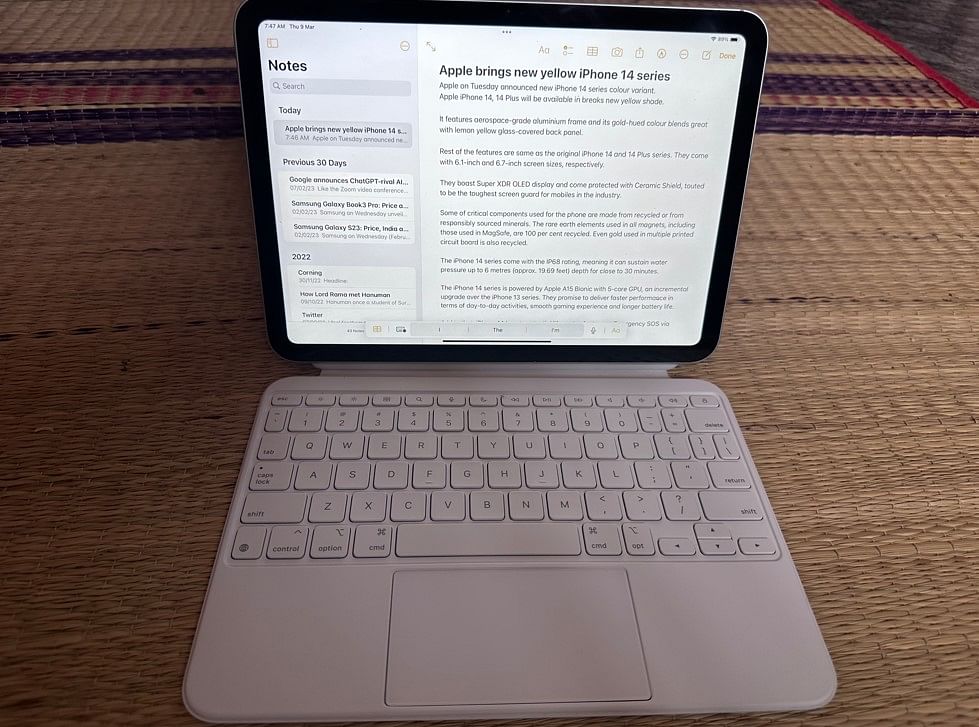 2022 Magic Keyboard Folio: 1 Week Later (10th Generation iPad) 