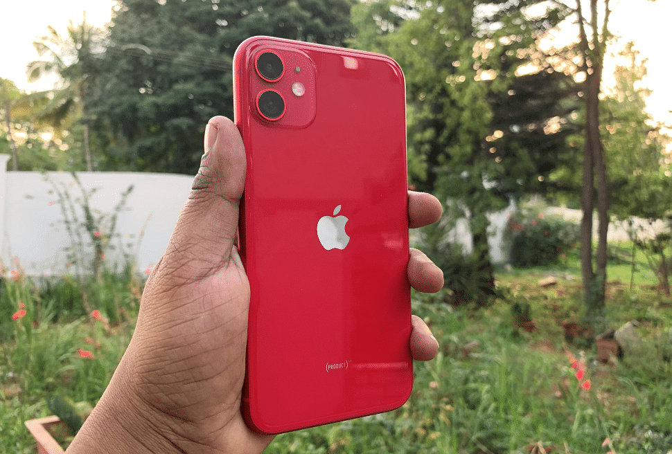 Apple iPhone 11 (PRODUCT) RED series (Credit: DH Photo/Rohit KVN)